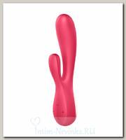 Вибромассажер Satisfyer Mono Flex с управлением через приложение, красный