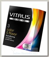 Цветные ароматизированные латексные презервативы Color & Flavor