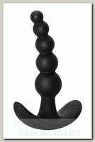 Пробка Bubbles Anal из силикона для деликатной стимуляции, черная
