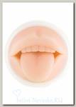 Мастурбатор в колбе для мужчин TONGUE с язычком