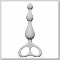 Анальная цепочка с удобной ручкой Lola Toys Ultimate Beads, серая