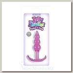 Jelly Rancher T-Plug - анальная пробка рельефная, фиолетовая
