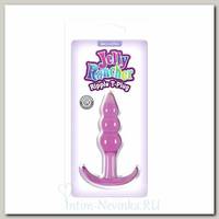 Jelly Rancher T-Plug - анальная пробка рельефная, фиолетовая