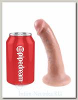 Фаллоимитатор на подошве присоске Cock King Cock PipeDream, 14 см, телесный