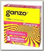 Презервативы с анестетиком Ganzo Long Love