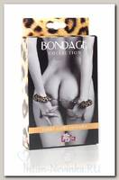 Наручники с мехом Bondage Furry Cuffs, леопард