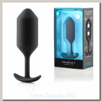 Профессиональная анальная втулка B-vibe Snug Plug 3, черная