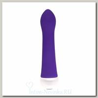 Аккуратный вибратор небольшого размера CARESSING VIBE, 12 см, фиолетовый