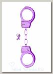 Металлические наручники SHOTS TOYS, фиолетовые