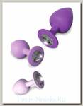 Набор анальных пробок Gems Trainer Set со стразами
