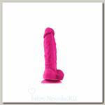 Фаллос с мошонкой ColourSoft 5 Soft Dildo Pink, розовый, 13 см