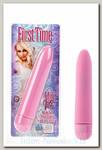 Интимный мини-вибромассажер First Time Mini Vibe, розовый