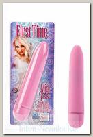 Интимный мини-вибромассажер First Time Mini Vibe, розовый