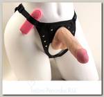 Страпон на поясе с виброфункцией Harness, 19 см