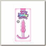 Jelly Rancher T-Plug - анальная пробка рельефная, розовая