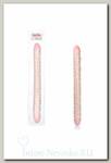Фалоимитатор Veined Double Dongs — 18' IVORY, 58 см