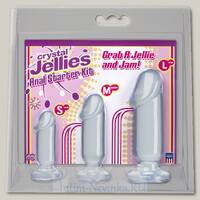Набор из трех анальных стимуляторов Anal Trainer Kit, прозрачный