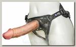 Комплект кожаных трусиков Harness ULTRA REALISTIC 8' с насадкой, 20 см
