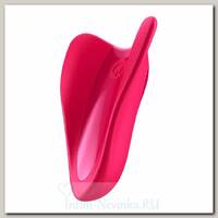 Мини-вибромассажер для эрогенных зон Satisfyer High Fly, красный