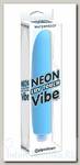 Вибромассажер неоново-голубой Neon Luv Touch Vibe