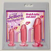 Набор из трех анальных стимуляторов Anal Trainer Kit, розовый