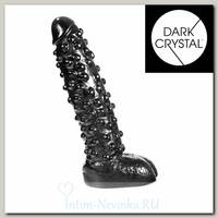 Анальный фаллоимитатор для фистинга Dark Crystal Black, 22 см