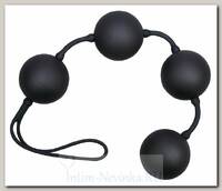Анальные силиконовые шарики VELVET BALLS