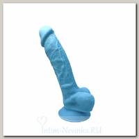 Фаллоимитатор из мягкого силикона Adrien Lastic SileXD Model 17, голубой