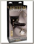 Женский страпон First Time Vibrating Set, 6 режимов вибрации, 17 см