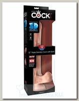 Фаллоимитатор на присоске King Cock Plus 12 Triple 26,7 см
