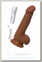 Ротатор-реалистик на присоске ToyFa RealStick Elite Mulatto, 13 см