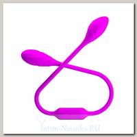 Двойной вибратор на длинном шнурке Lover's Whip с пультом