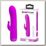 Мини вибратор с клиторальным отростком RettyLove Tim