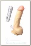 Вибратор REALSTICK №121 с пультом, 21 см