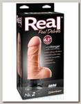 Вибратор реалистик с мошонкой Real Feel Deluxe 6.5 No 13,2 см