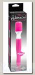 Вибратор Wand для интимных зон Mini Wanachi Massager, розовый, 17см
