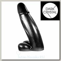 Дилдо с реалистичной фактурой Dark Crystal Black, 60 см