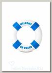 Кольцо на пенис BUOY WELCOM, синее