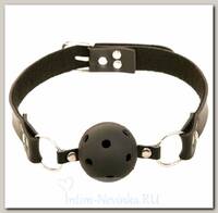 Кляп для БДСМ игр Breathable Ball Gag, черный