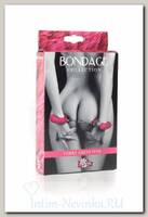 Наручники с мехом Bondage Furry Cuffs, розовые