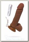 Ротатор-реалистик на присоске ToyFa RealStick Elite Mulatto, 16 см