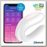 Вибромассажер для пар Satisfyer Double Joy с 2-я моторами, белый