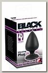 Анальная пробка Black Velvets 63 с проводом и USB