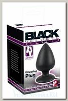 Анальная пробка Black Velvets 63 с проводом и USB