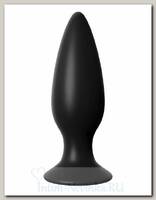 Пробка большая с вибрацией Anal Plug, черная
