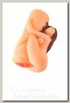 Мастурбатор в форме лежащей девушки Toyfa Fresh Pearl