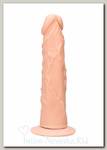 Фаллоимитатор без мошонки Shots Media RealRock Realistic Dildo, 25 см, телесный