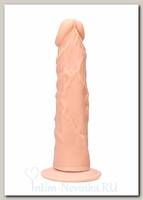 Фаллоимитатор без мошонки Shots Media RealRock Realistic Dildo, 25 см, телесный