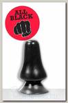 Пробка для анального фистинга ALL BLACK, 12 см