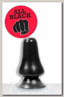Пробка для анального фистинга ALL BLACK, 12 см